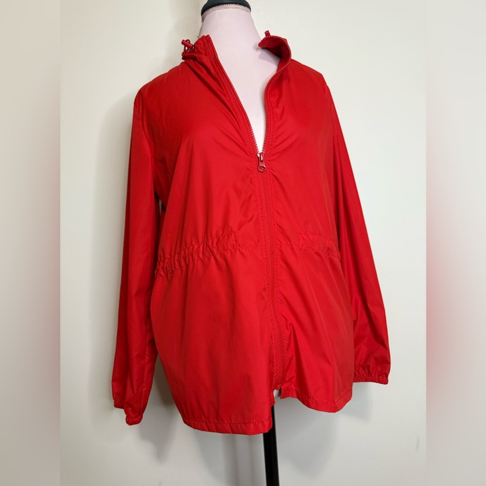 J. Crew Mercantile Women's Red zip up lightweight Jacket in size small